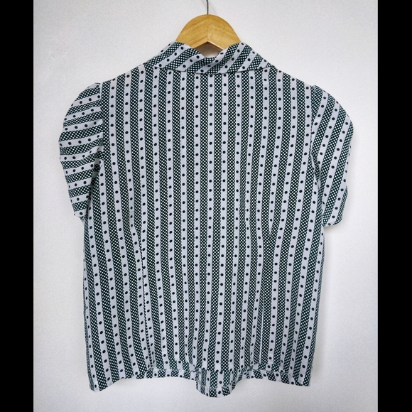 Vintage green striped 2 pc set - Picture 4 of 8